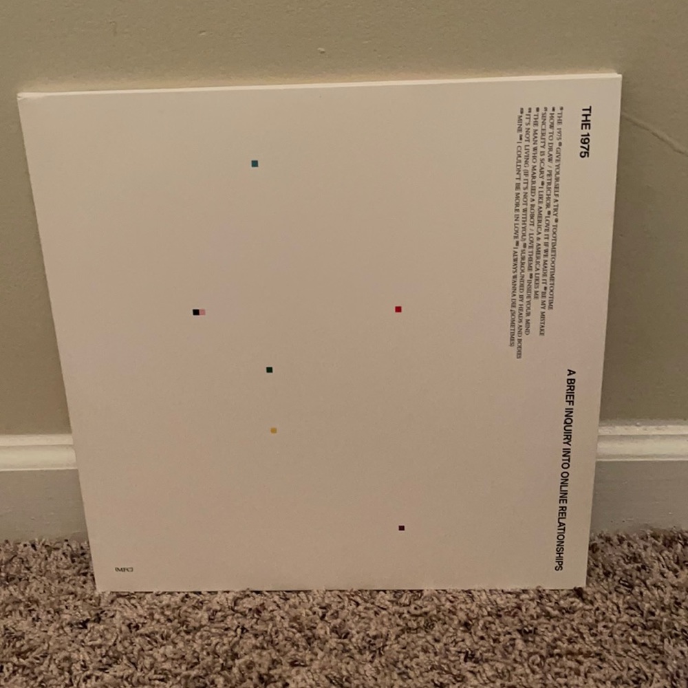COPY - THE 1975 yellow vinyl